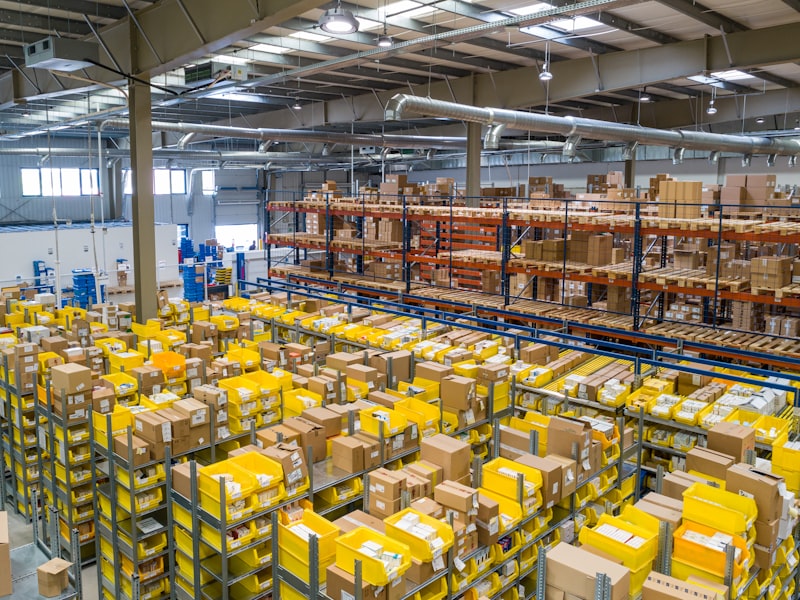 Organised warehouse storage and handling